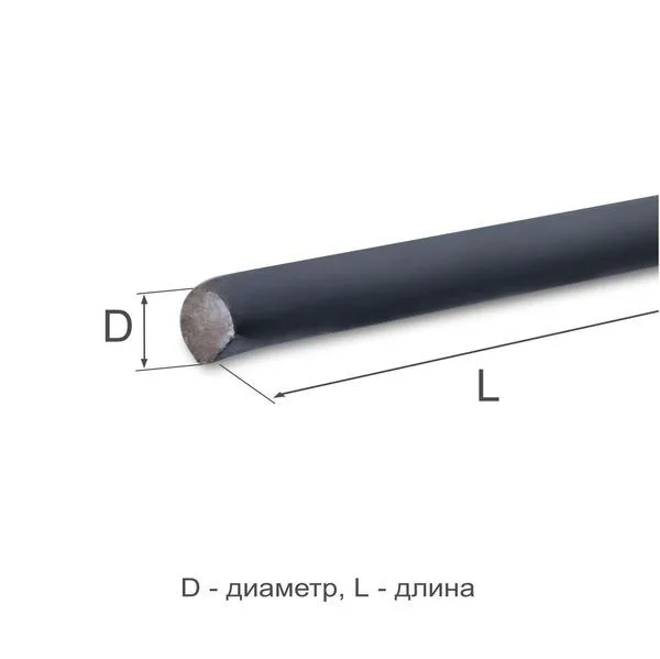 Арматура гладкая 16 А240 Ст3сп ГОСТ 34028-2016 - 1